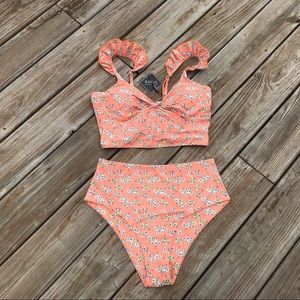 Zaful high-waisted two-piece swimsuit
